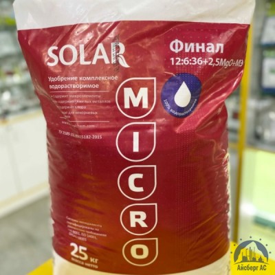 Удобрение SOLAR Финал 12:6:36+2,5MgO+МЭ купить в Москве