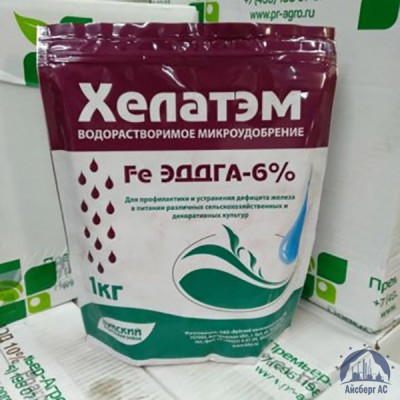 Удобрение ХЕЛАТЭМ Fe 6 Fe EDDHA (ЭДДГА) 6 % купить в Москве