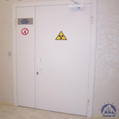 Рентгенозащитная алюминиевая дверь 1070х2080-1 мм купить в Москве